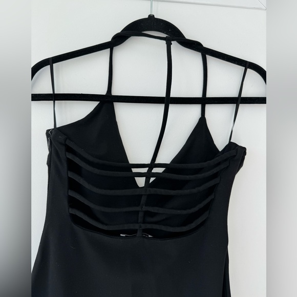 Premonition caged black midi dress - Picture 3 of 4